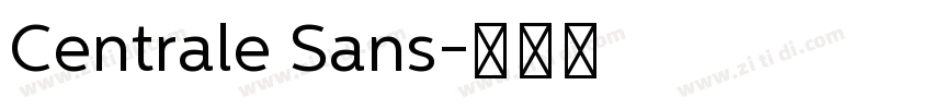 Centrale Sans字体转换